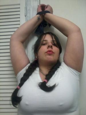 tied and tits out