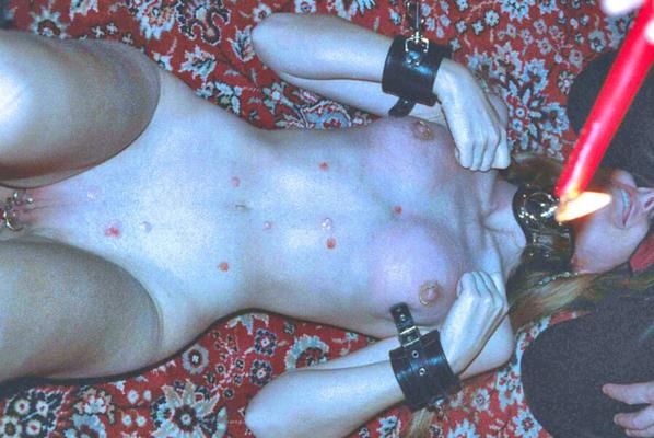 Slave slut eveline and candles