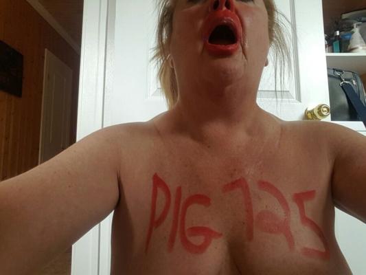 Pig showing what a stupid cunt she is