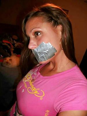 Gagged girls