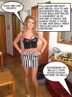 Chicas ballbusting a las que les encanta destruir a los hombres (solicitud de joshsballs)