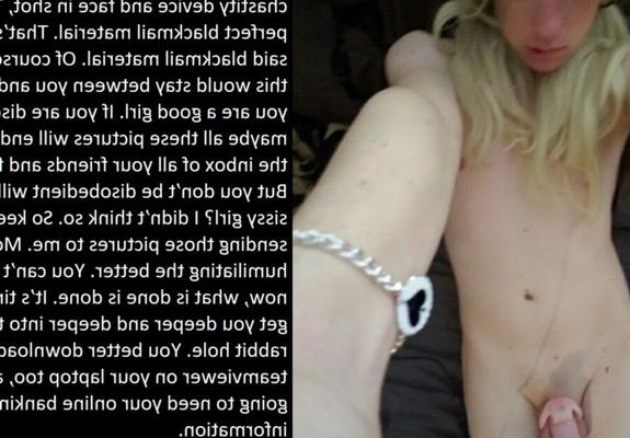 Femdom Sissy Chantagem Castidade Legendas