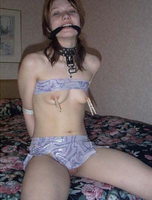 Tiny Titted Girls Tied and Bound