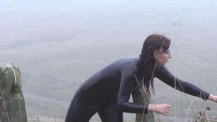 Stacey Lain -  Catsuit Self Cuffed