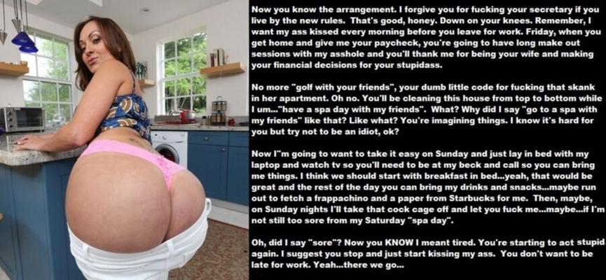 a short, cheating husband ass worship story