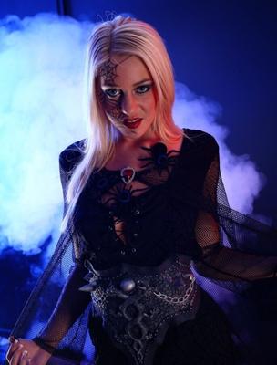 Spider-witch shackled