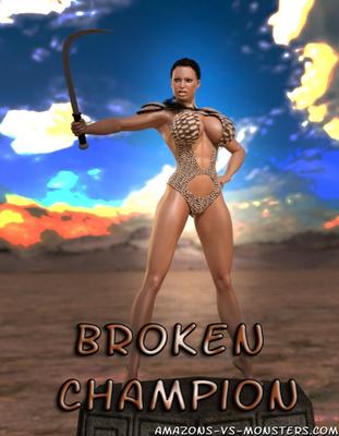 Amazones and monster - Broken champion