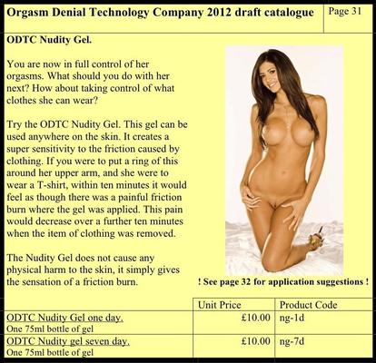 aforkinchastity - 女性のオーガズム否定テクノロジーのキャプション