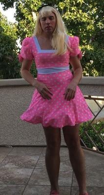 Marky Loves to be Exposed and Show His Face in Sissy Dresses