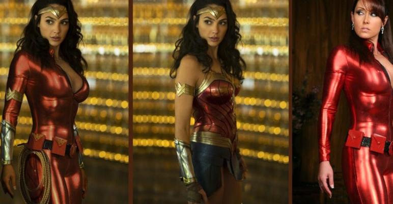 Gal Gadot as Wonder Woman in Bondage Distress