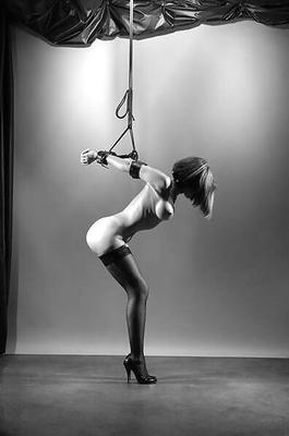 BDSM noir & blanc slave