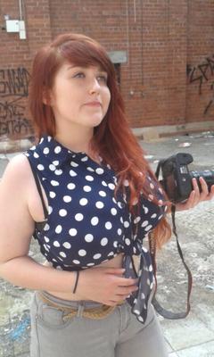 Rebecca the tied up chubby cumdump with huge boobs