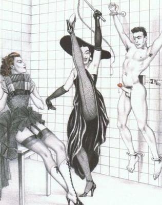 arte femdom - regra dos pintinhos