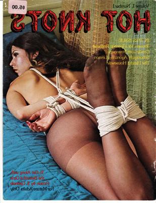 Vintage bondage magazine Hot Knots , partial