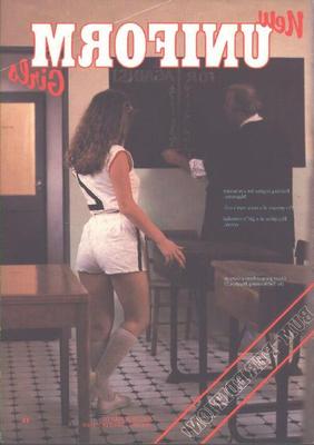Retro Spanking pages from Uniform Girls bumper edition