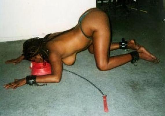Bondage Udders with a Leash 