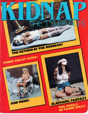 Vintage bondage magazine Kidnap, The Tyler Files 