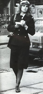 Retro Spanking Blushes picture set Traffic Warden