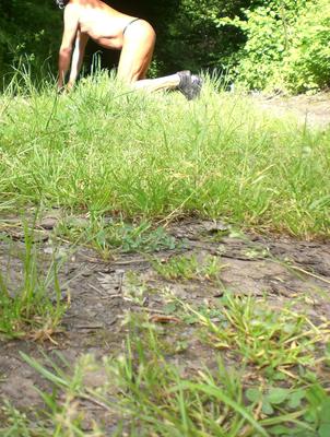 Pet Slave Pet Outdoor com coleira