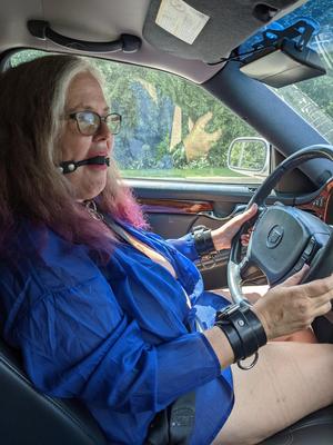 Gagged Slut Out for a Drive