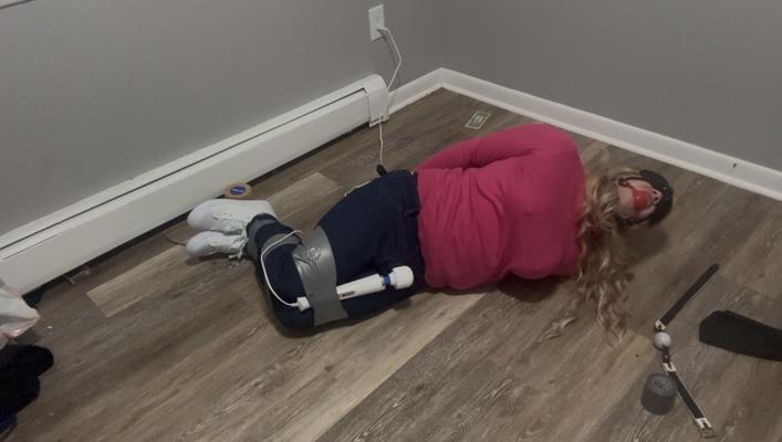 Sissy Emma Cox Floor Bondage